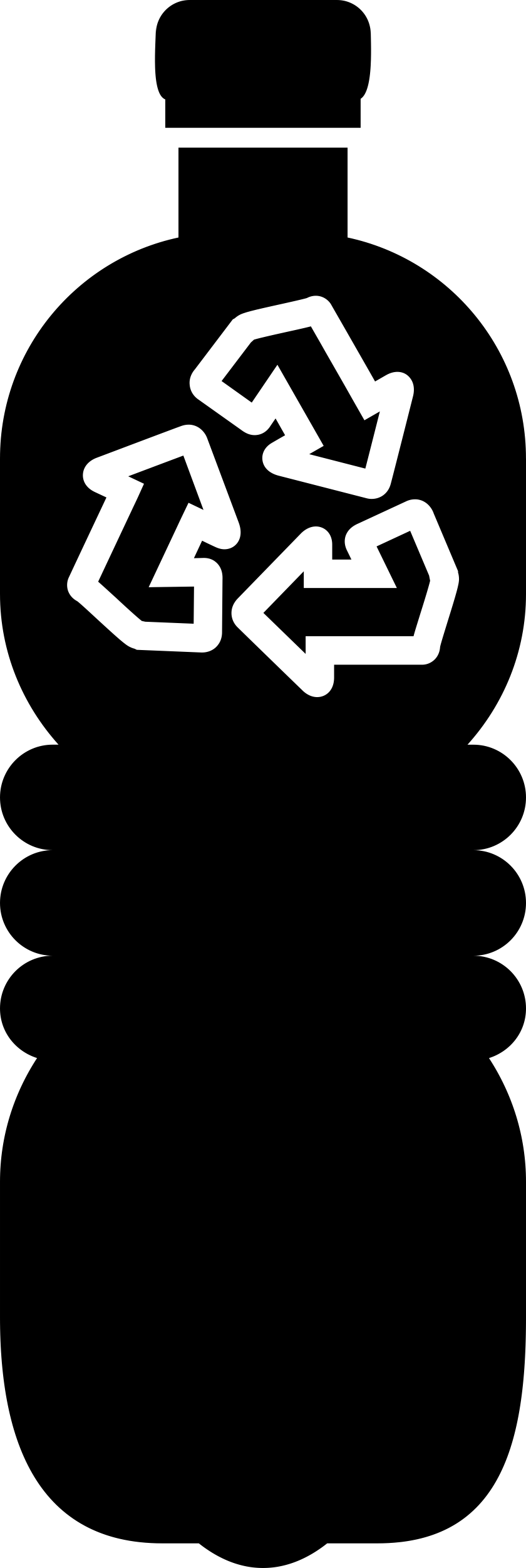 Recycled Bottle Line Art Svg Vector Free Vectors